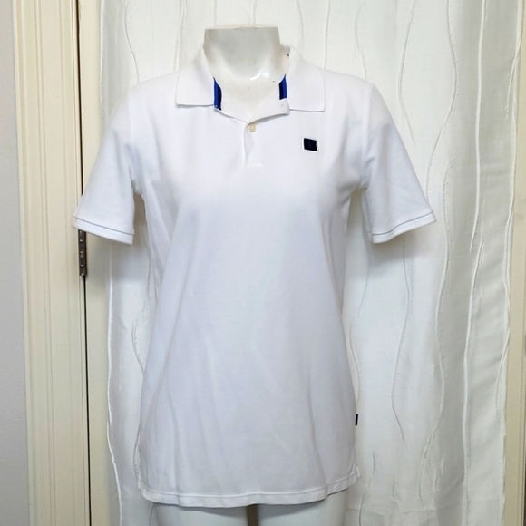 RF x Nike White Polo Collared Shirt - Picture 1 of 7